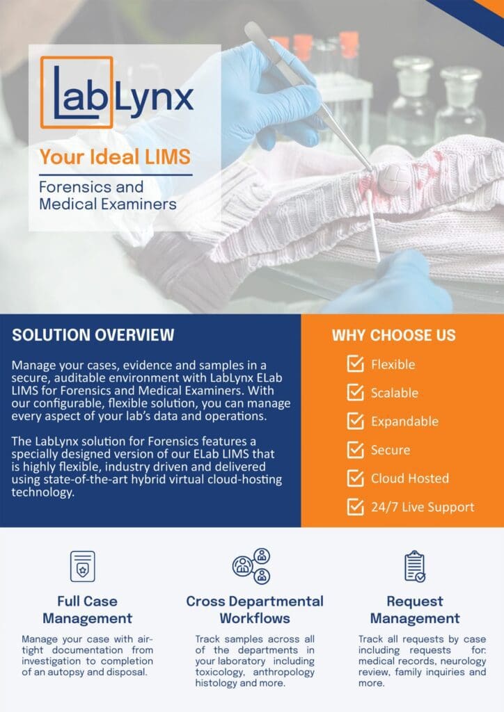 Forensics & Medical Examiners | LabLynx