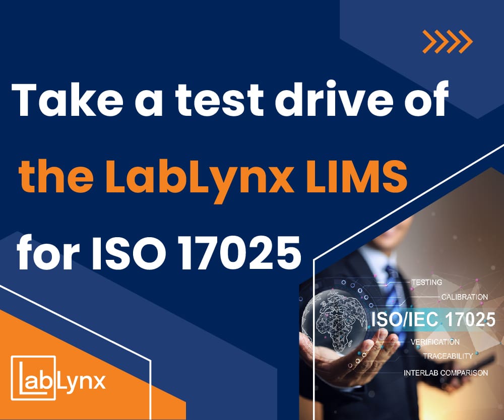 Take a Test Drive of the LabLynx ISO 17025 LIMS