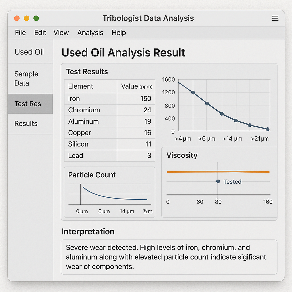 Used Oil Analysis LIMS