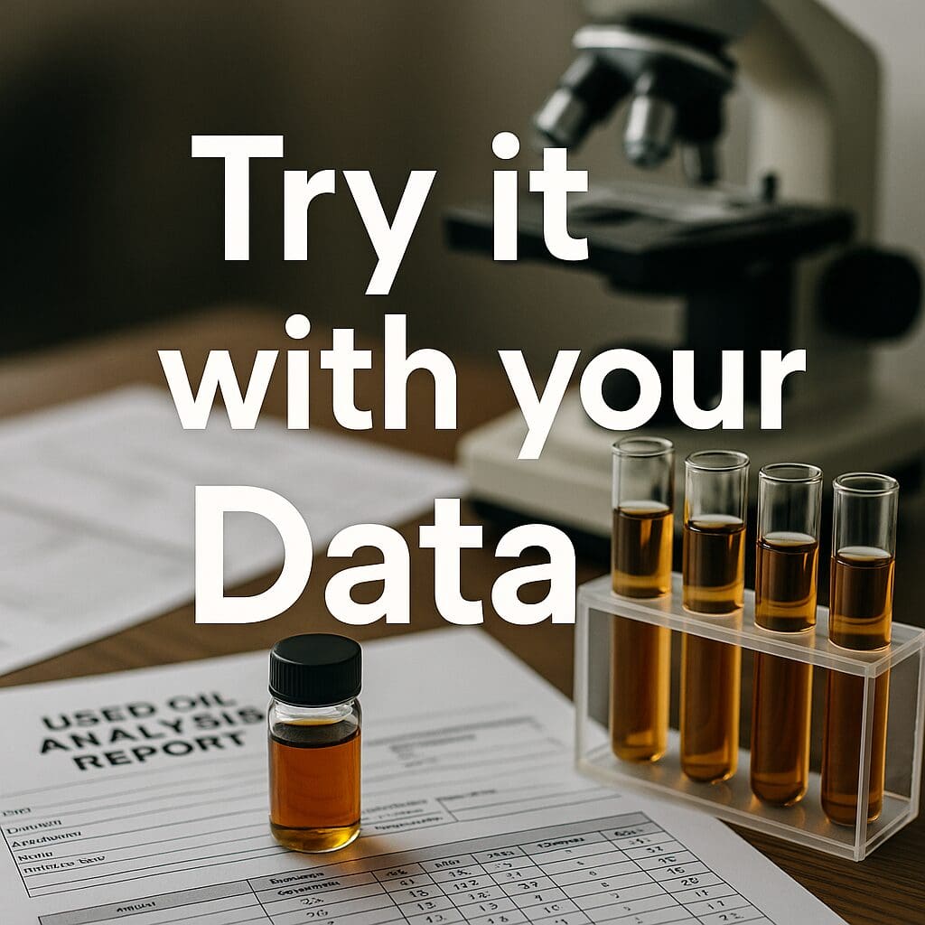 Used Oil Analysis | Try It With Your Data