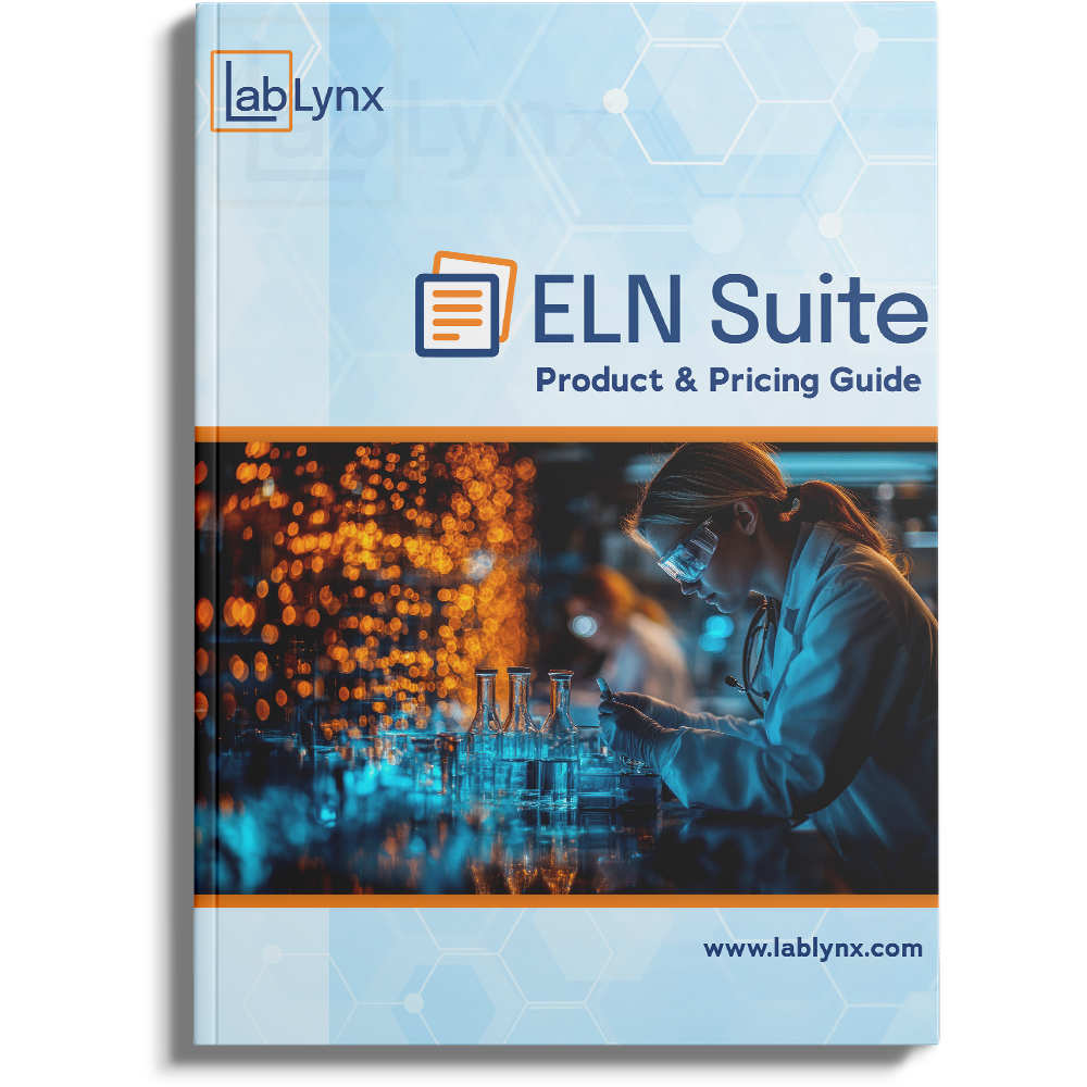 ELN Suite Product & Pricing Guide | LabLynx Resources