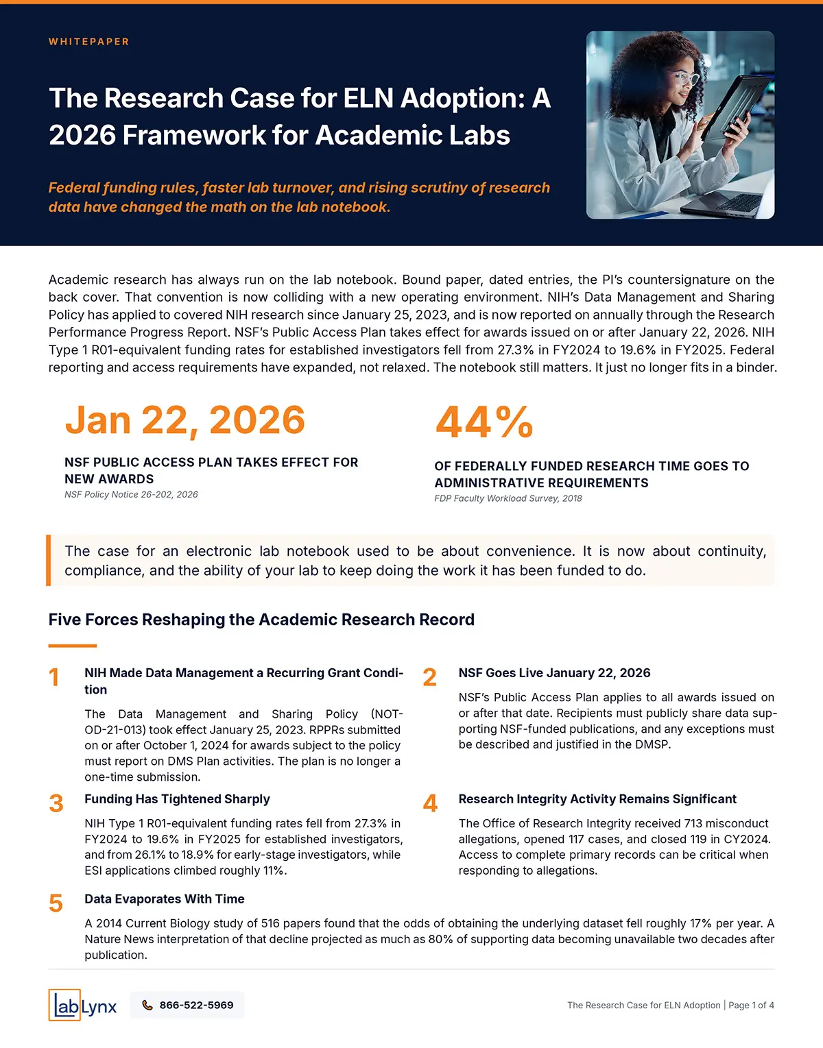 The Research Case for ELN Adoption in Academic Labs