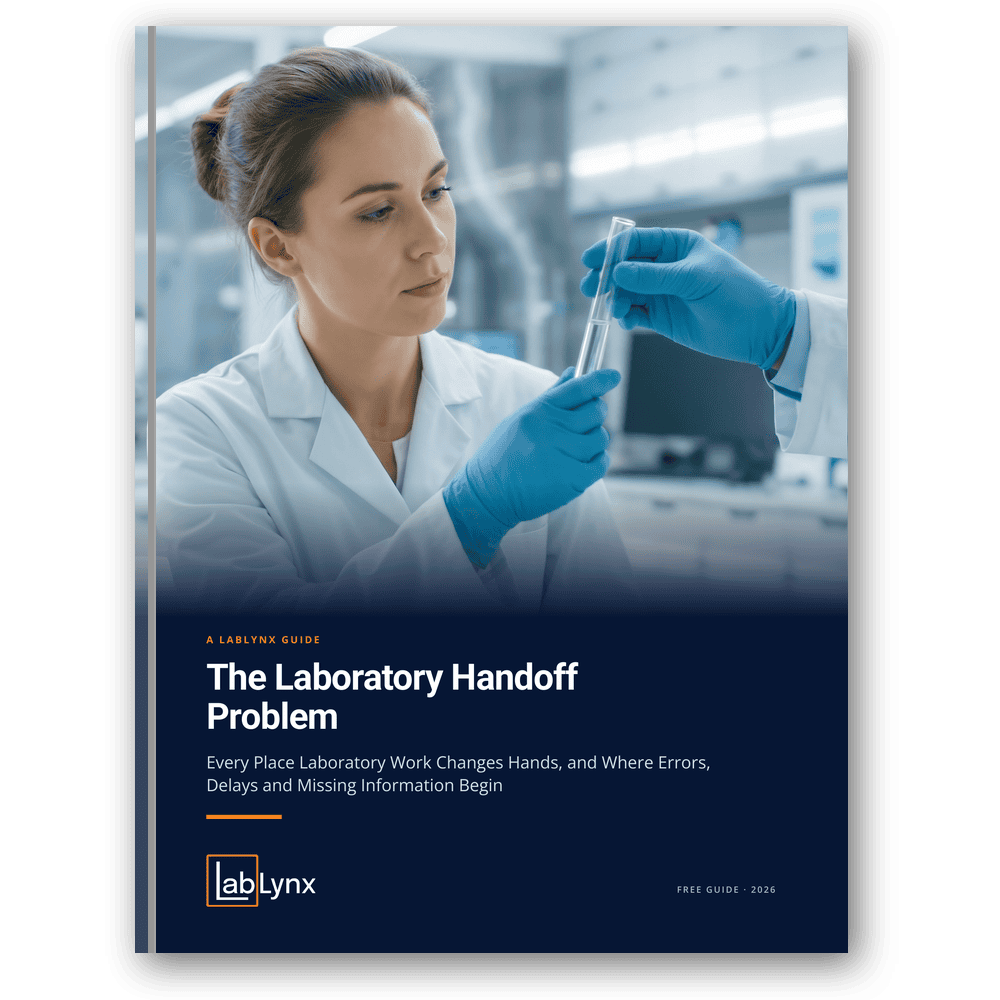 The Laboratory Handoff Problem, a free guide from LabLynx