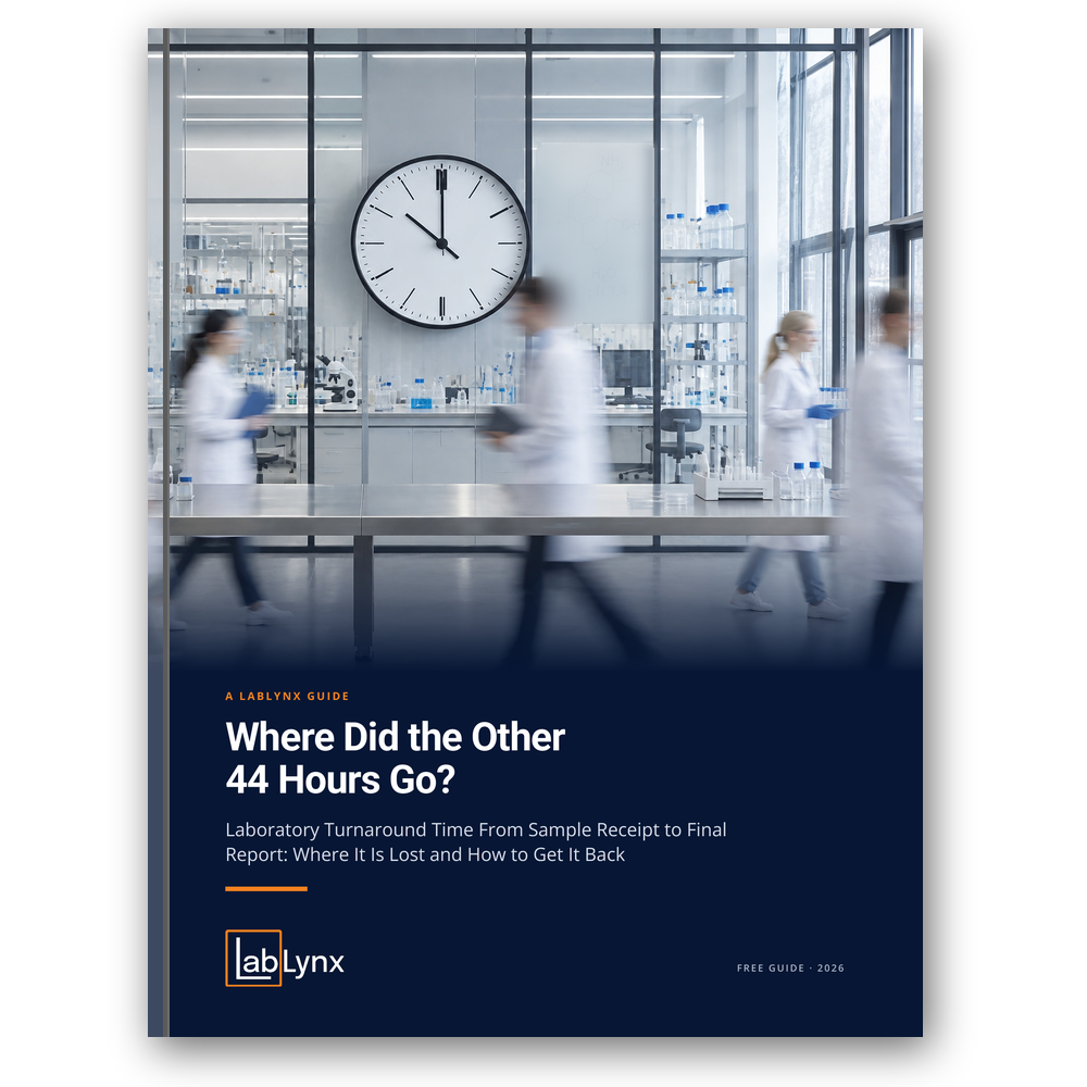 Where Did the Other 44 Hours Go?, a free LabLynx guide to laboratory turnaround time